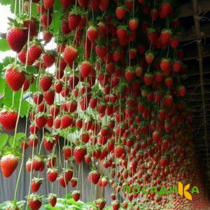 Клубника ампельная Анастасия купить по цене от 370р. в интернет-магазине «Посадика» с доставкой почтой в в Электроуглие и по всей России – [изображение №1].