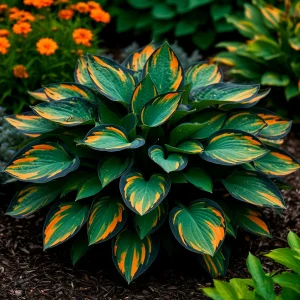 Хоста Бархатный Полог купить по цене от 560р. в интернет-магазине «Посадика» с доставкой почтой в в Электроуглие и по всей России – [изображение №1].